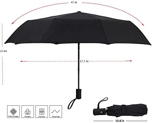 SY COMPACT Travel Umbrella Windproof Automatic Umbrellas-Factory Outlet umbrella - Image 4