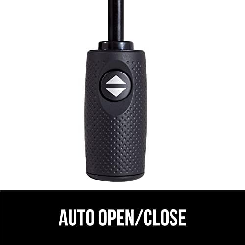 Gorilla Grip Windproof Compact Stick Umbrella for Rain, One-Click Automatic Open and Close, Strong Reinforced Fiberglass Ribs, Easily Collapsible, Lightweight Portable Umbrellas for Travel - Image 8