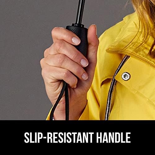 Gorilla Grip Windproof Compact Stick Umbrella for Rain, One-Click Automatic Open and Close, Strong Reinforced Fiberglass Ribs, Easily Collapsible, Lightweight Portable Umbrellas for Travel - Image 7