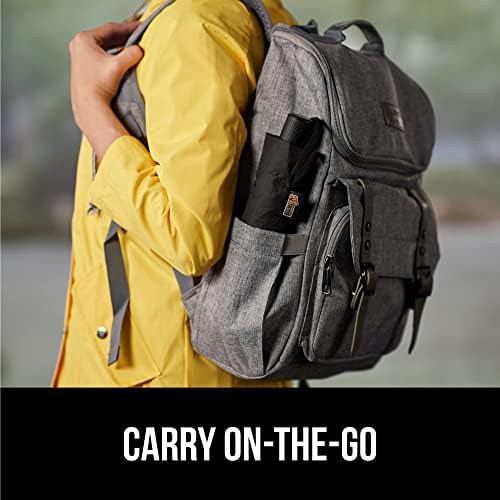 Gorilla Grip Windproof Compact Stick Umbrella for Rain, One-Click Automatic Open and Close, Strong Reinforced Fiberglass Ribs, Easily Collapsible, Lightweight Portable Umbrellas for Travel - Image 9