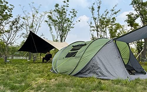 PALLYGO Easy Pop Up Tent 6 Person Tents for Camping Traveling Double Layer Waterproof Instant Family Camping Tents People Man Popup Tent Space for 2/3/4/5/6 - Image 5